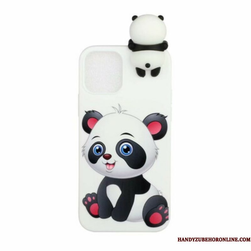 Hoesje voor iPhone 13 Pro Max Schattige Panda 3d