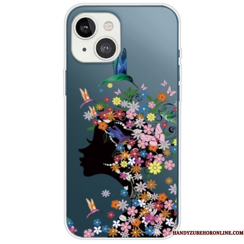 Hoesje voor iPhone 14 Plus Mooi Bloemhoofd