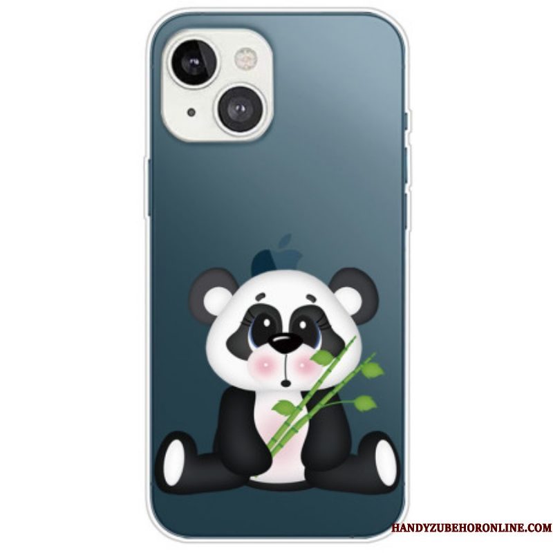 Hoesje voor iPhone 14 Plus Naadloze Trieste Panda