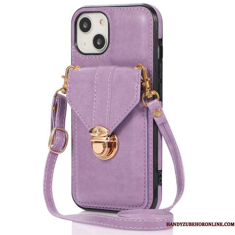 Hoesje voor iPhone 14 Portemonnee Crossbody-portemonnee