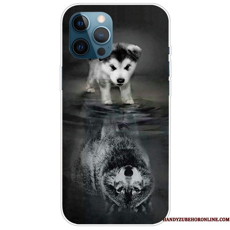 Hoesje voor iPhone 14 Pro Declinaties Wolf