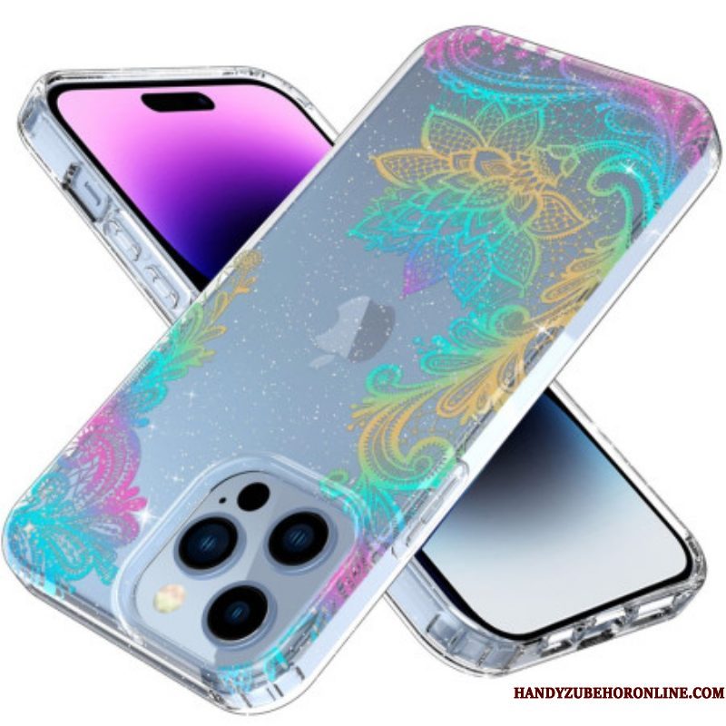 Hoesje voor iPhone 14 Pro Max Naadloze Bloemen