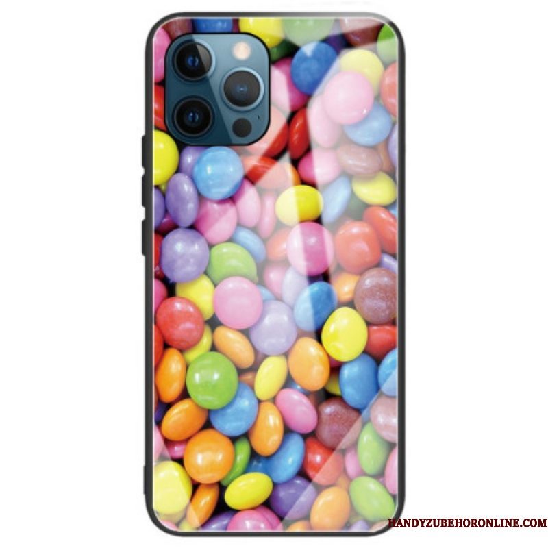 Hoesje voor iPhone 14 Pro Max Snoep Van Gehard Glas