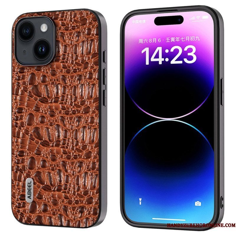 Hoesje voor iPhone 15 Plus Abeel Met Structuur