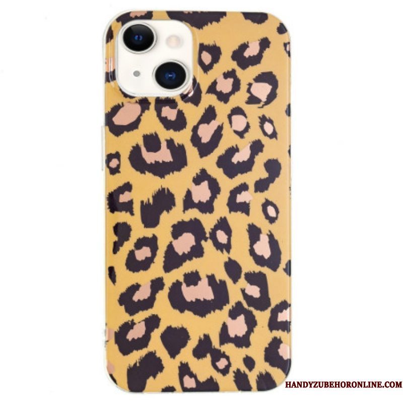 Hoesje voor iPhone 15 Plus Luipaard