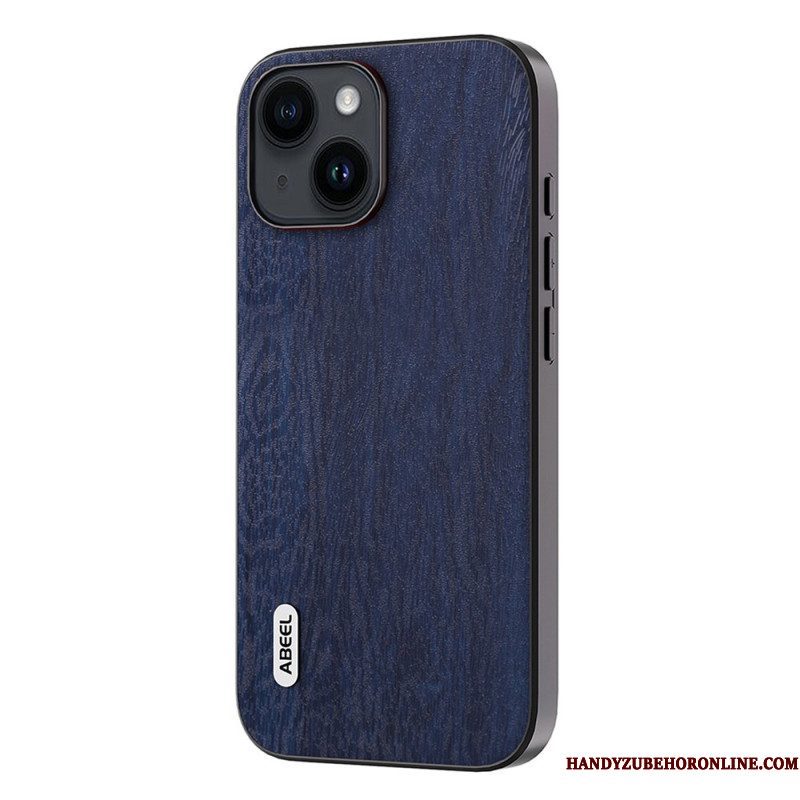 Hoesje voor iPhone 15 Plus Stijlvol Abeel-hout