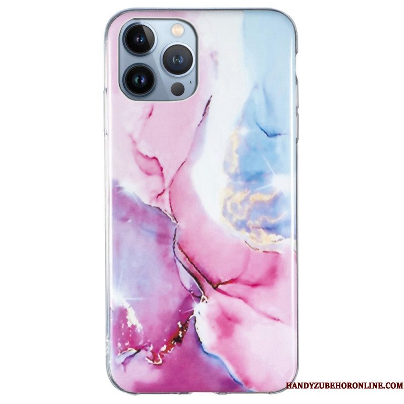 Hoesje voor iPhone 15 Pro Intens Marmer