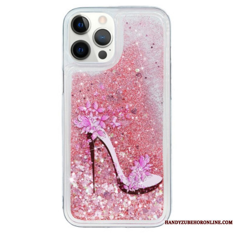 Hoesje voor iPhone 15 Pro Paillettenpomp