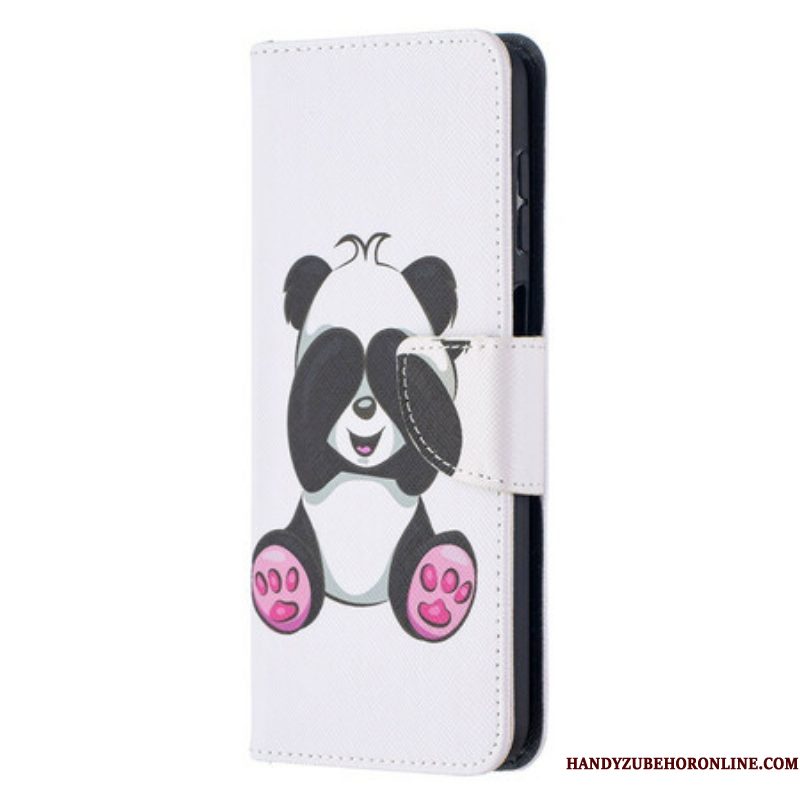 Leren Hoesje voor Samsung Galaxy M12 / A12 Panda-plezier