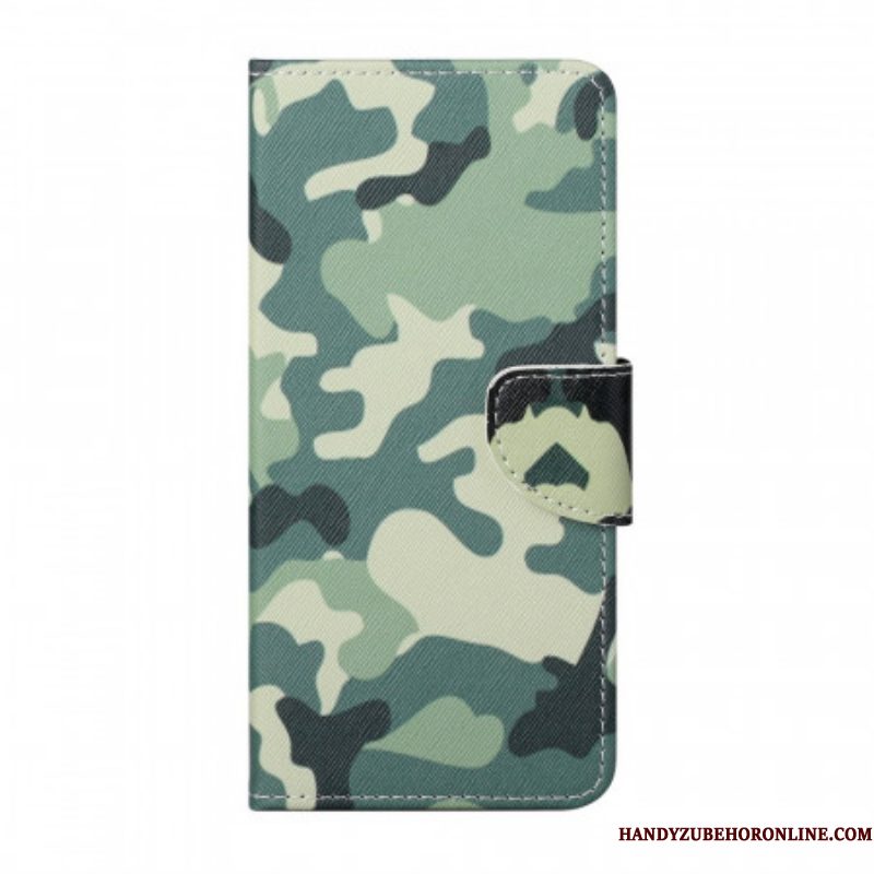 Leren Hoesje voor Samsung Galaxy M23 5G Camouflage