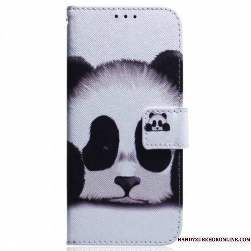 Leren Hoesje voor Samsung Galaxy M53 5G Panda