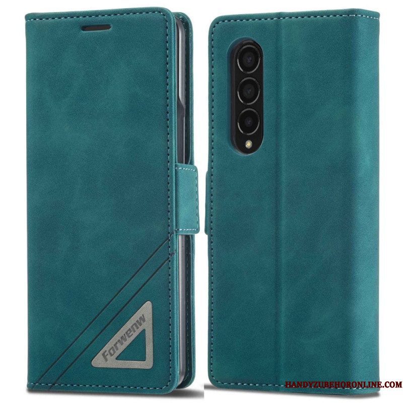 Leren Hoesje voor Samsung Galaxy Z Fold 4 Forwenw F3-serie