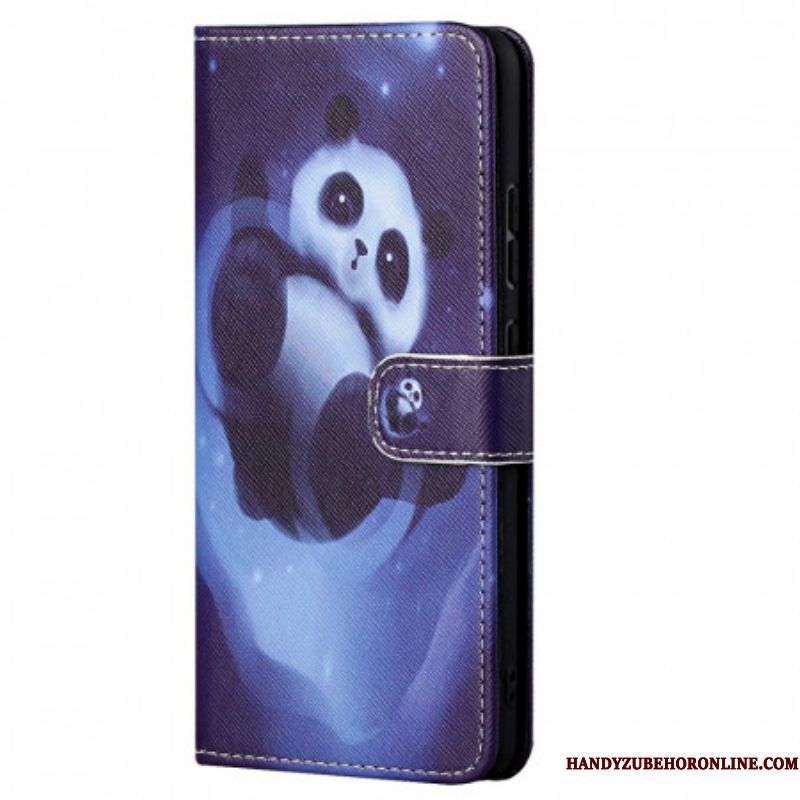 Leren Hoesje voor Xiaomi Redmi Note 11 / 11S Panda-ruimte