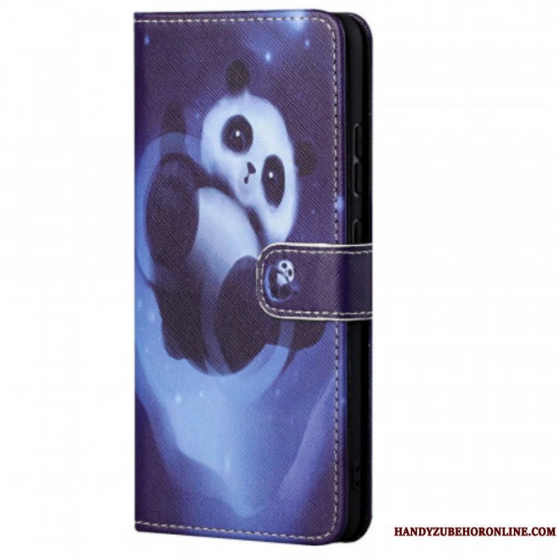 Leren Hoesje voor Xiaomi Redmi Note 11 Pro / 11 Pro 5G Panda-ruimte
