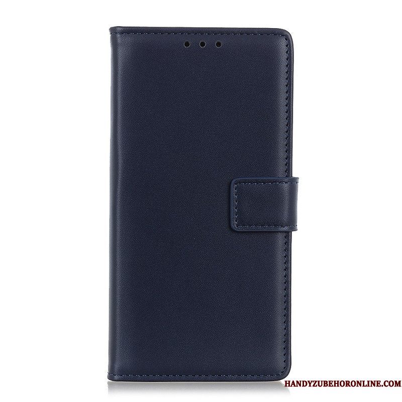 Leren Hoesje voor Xiaomi Redmi Note 11 Pro Plus 5G Effen Kunstleer