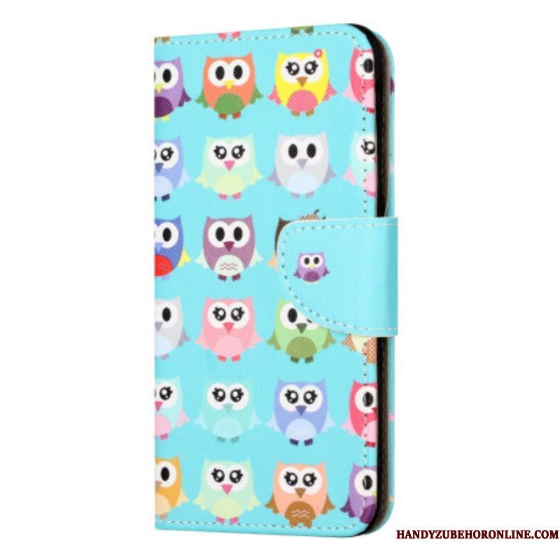 Leren Hoesje voor iPhone 15 Uilenstam