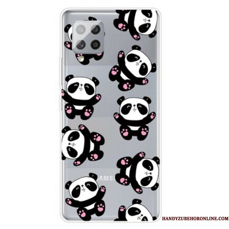 Telefoonhoesje voor Samsung Galaxy A42 5G Top Panda's Plezier