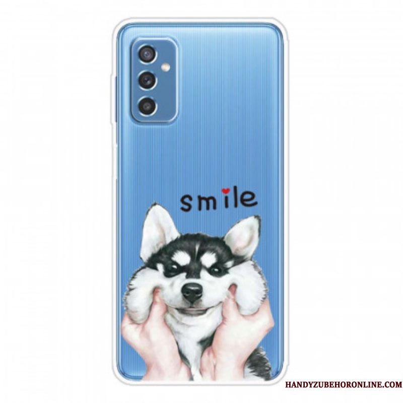 Telefoonhoesje voor Samsung Galaxy M52 5G Wolf Knuffel