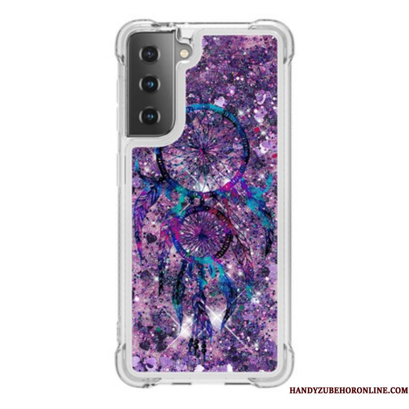 Telefoonhoesje voor Samsung Galaxy S21 5G Glitter Dromenvanger