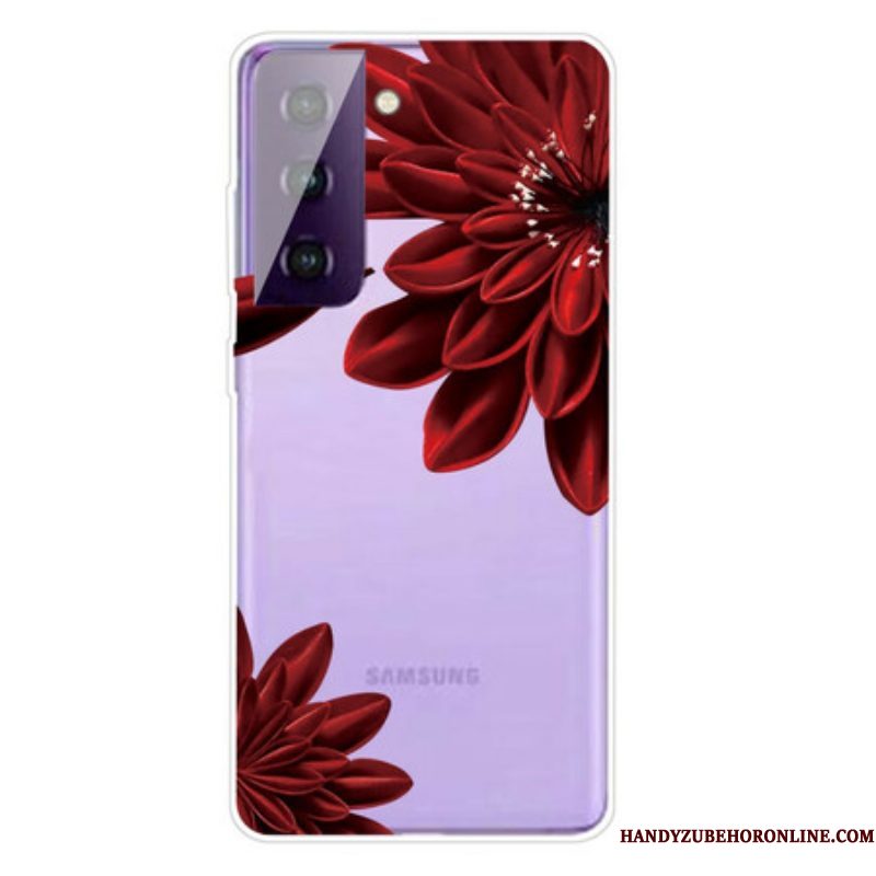 Telefoonhoesje voor Samsung Galaxy S21 5G Wilde Bloemen