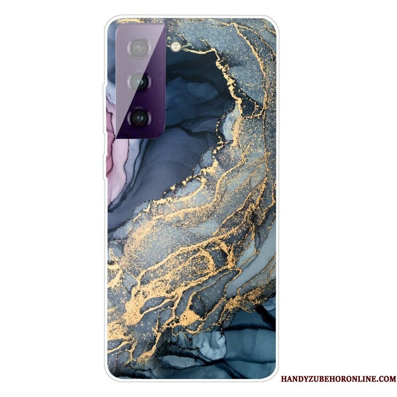 Telefoonhoesje voor Samsung Galaxy S21 FE Gekleurd Marmer