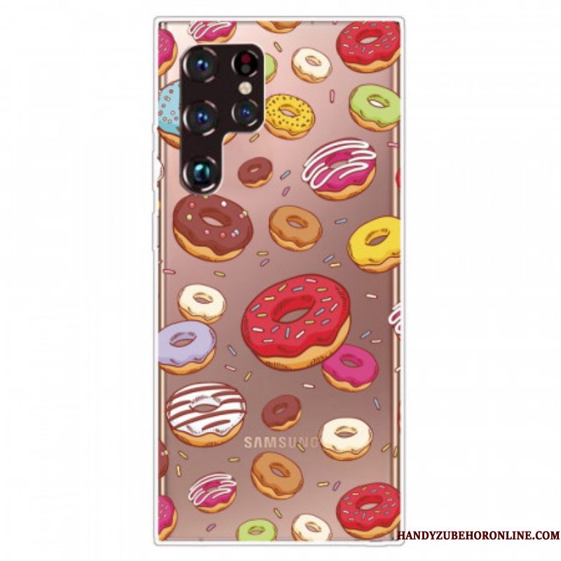 Telefoonhoesje voor Samsung Galaxy S22 Ultra 5G Hou Van Donuts