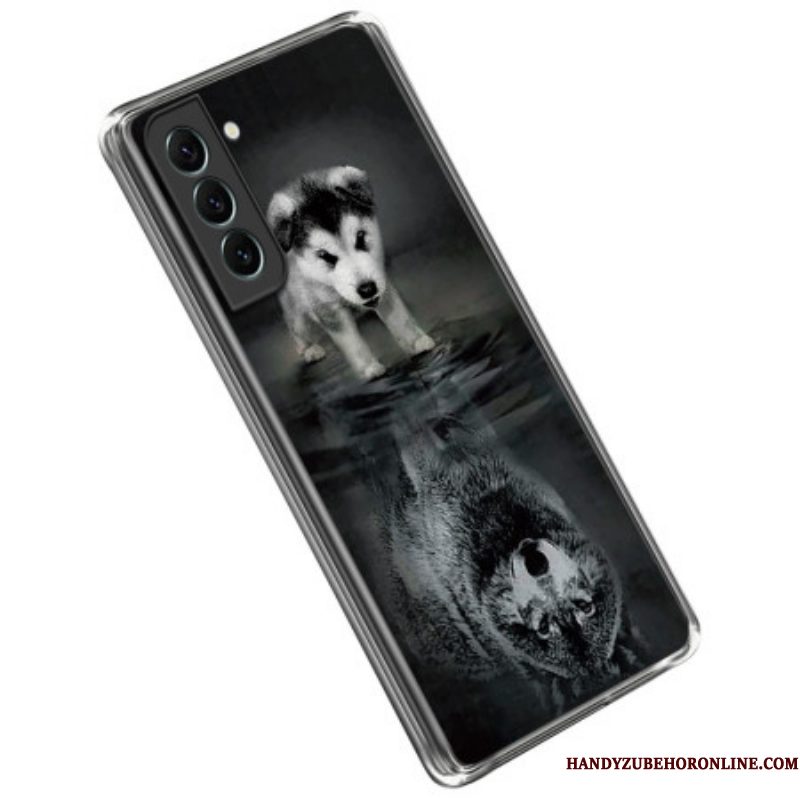 Telefoonhoesje voor Samsung Galaxy S23 5G Puppy-droom
