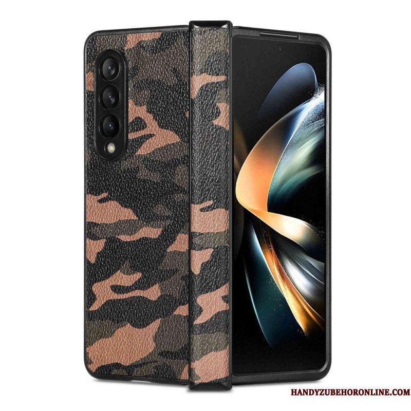 Telefoonhoesje voor Samsung Galaxy Z Fold 4 Camouflage