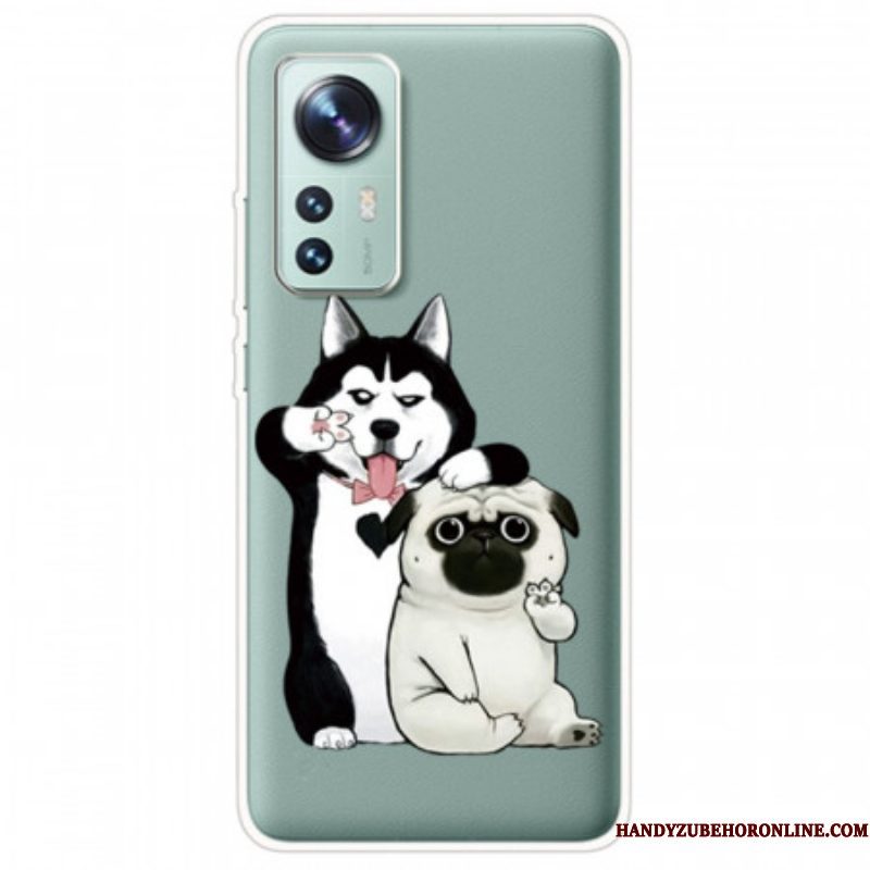 Telefoonhoesje voor Xiaomi 12 / 12X Grappige Honden