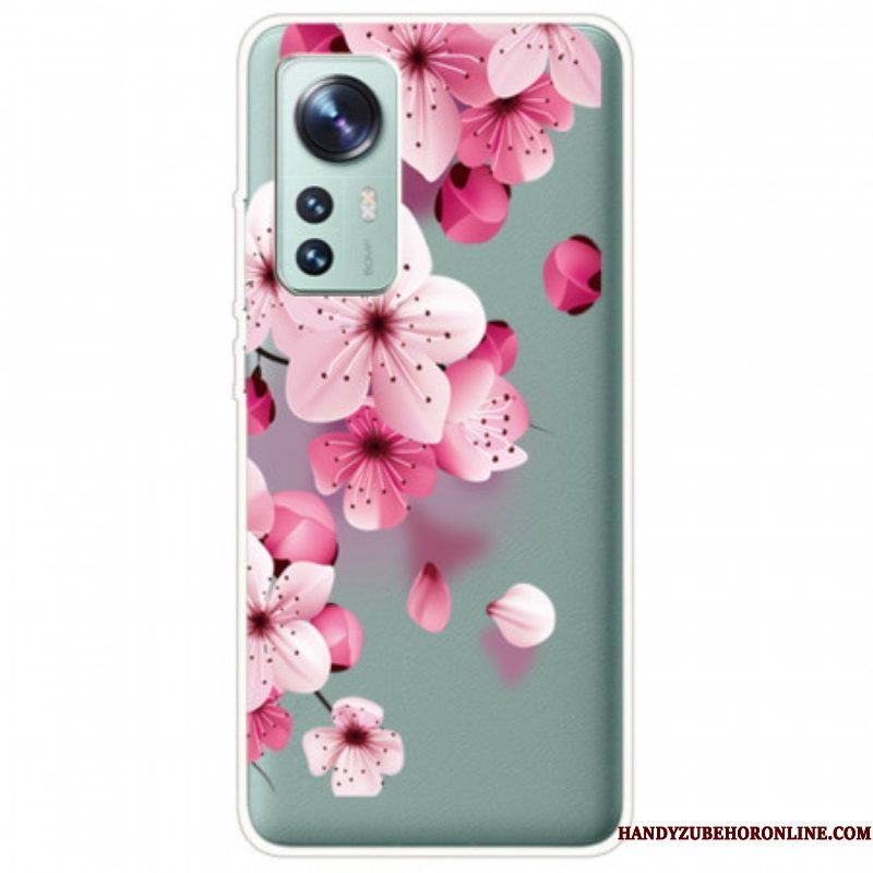 Telefoonhoesje voor Xiaomi 12 / 12X Kleine Roze Bloemen