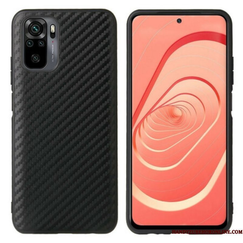 Telefoonhoesje voor Xiaomi Redmi Note 10 / 10S Koolstofvezel