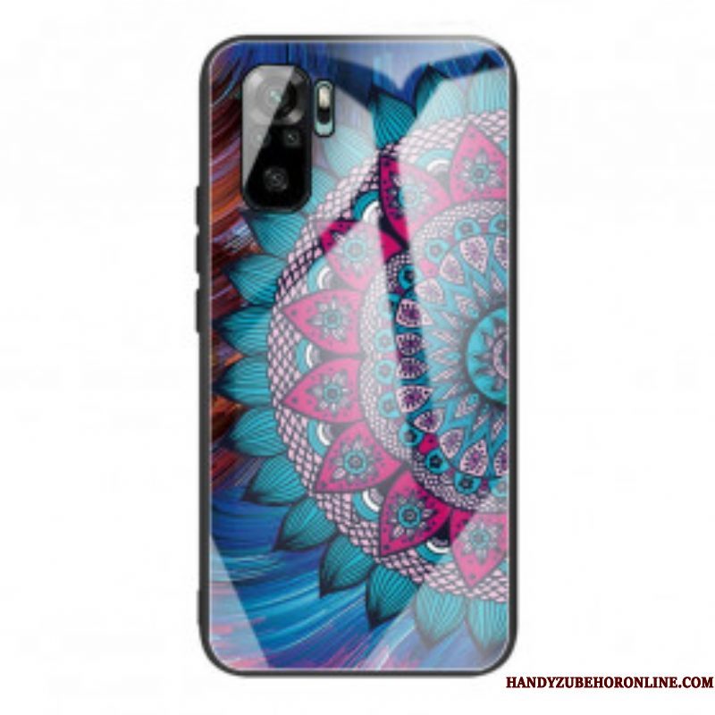 Telefoonhoesje voor Xiaomi Redmi Note 10 / 10S Mandala Gehard Glas