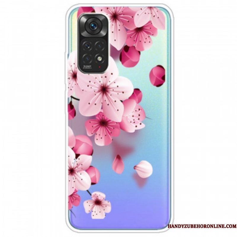 Telefoonhoesje voor Xiaomi Redmi Note 11 / 11S Kleine Roze Bloemen