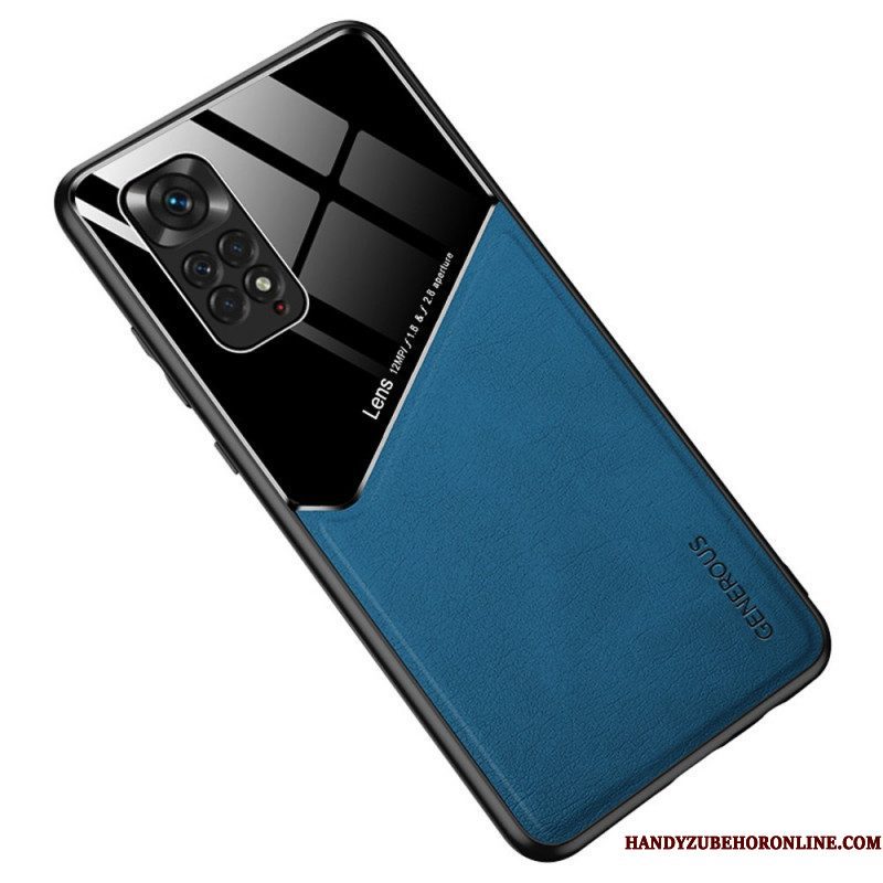 Telefoonhoesje voor Xiaomi Redmi Note 11 / 11S Magnetisch Leereffect