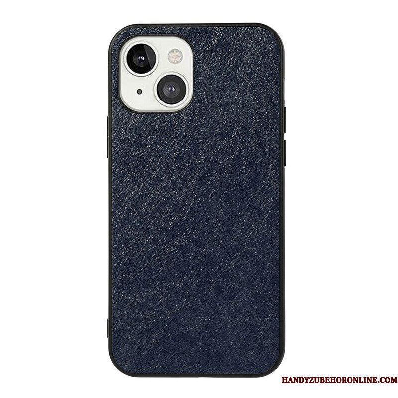 Telefoonhoesje voor iPhone 13 Mini Elegantie Leereffect