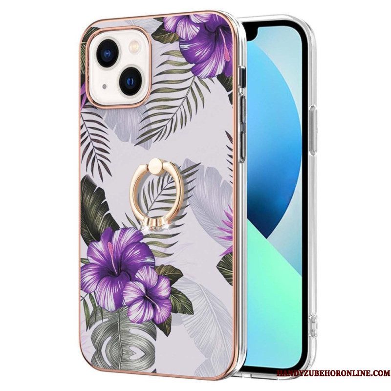 Telefoonhoesje voor iPhone 15 Plus Bloemenringhouder