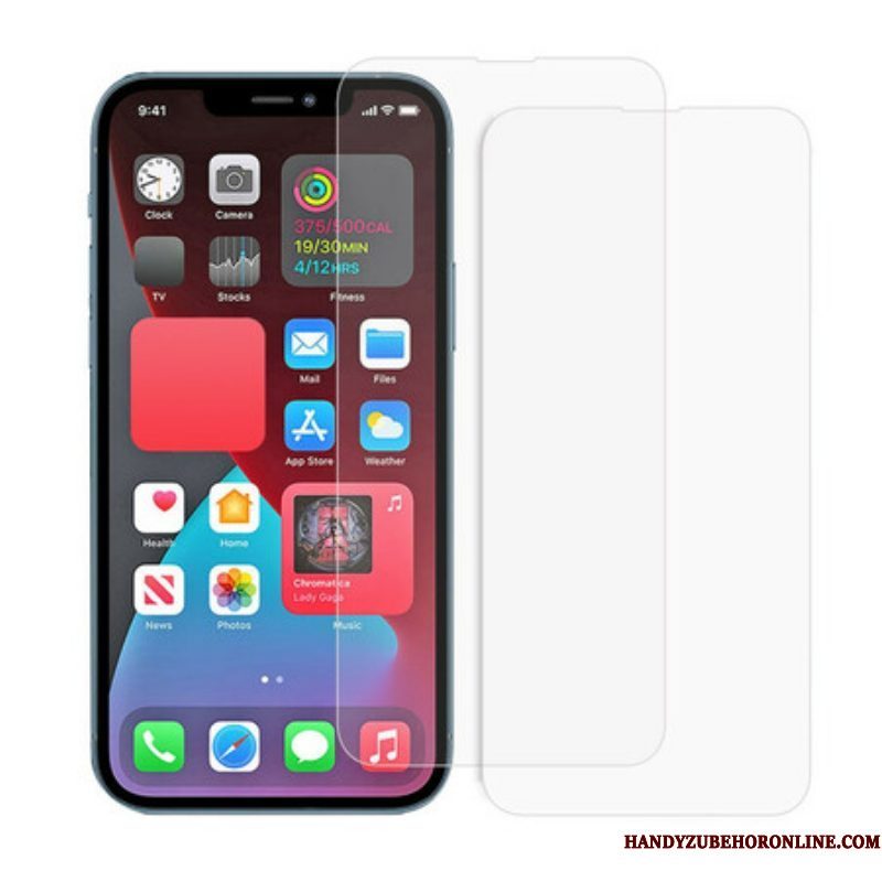 Tempered Glass Bescherming (2 Stuks) Voor Het Scherm Van De iPhone 13 / 13 Pro