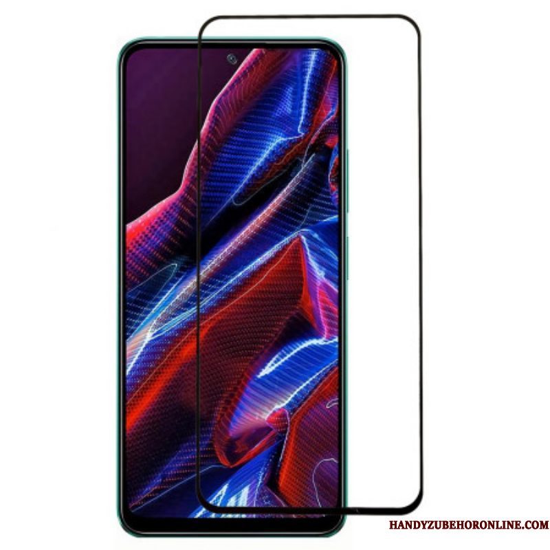 Xiaomi Redmi Note 12/Poco X5 5G Zwarte Rand Schermbeschermer