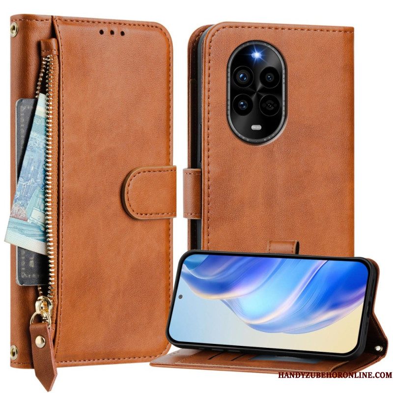 Bescherming Hoesje Huawei Nova 13 Pro Portemonnee Met Rits