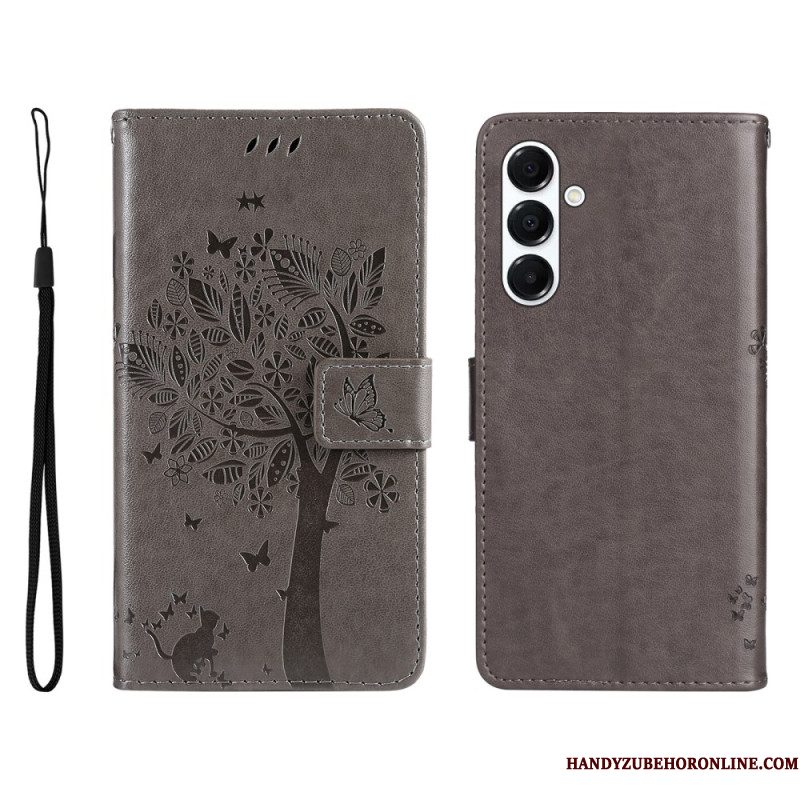 Bescherming Hoesje Samsung Galaxy A17 4g / 5g Kat En Boom