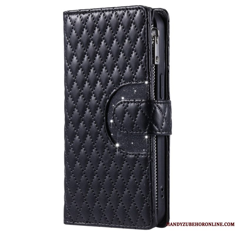 Bescherming Hoesje Samsung Galaxy S25 5g Edge Gewatteerde Portemonnee