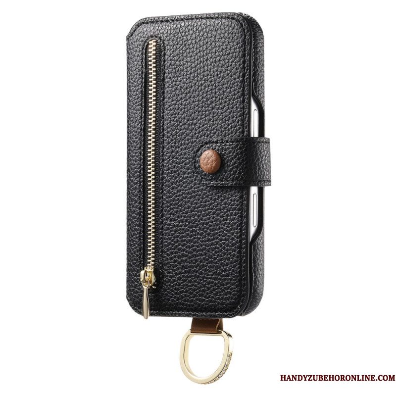 Bescherming Hoesje Samsung Galaxy S25 Plus 5g Portemonnee Met Rits