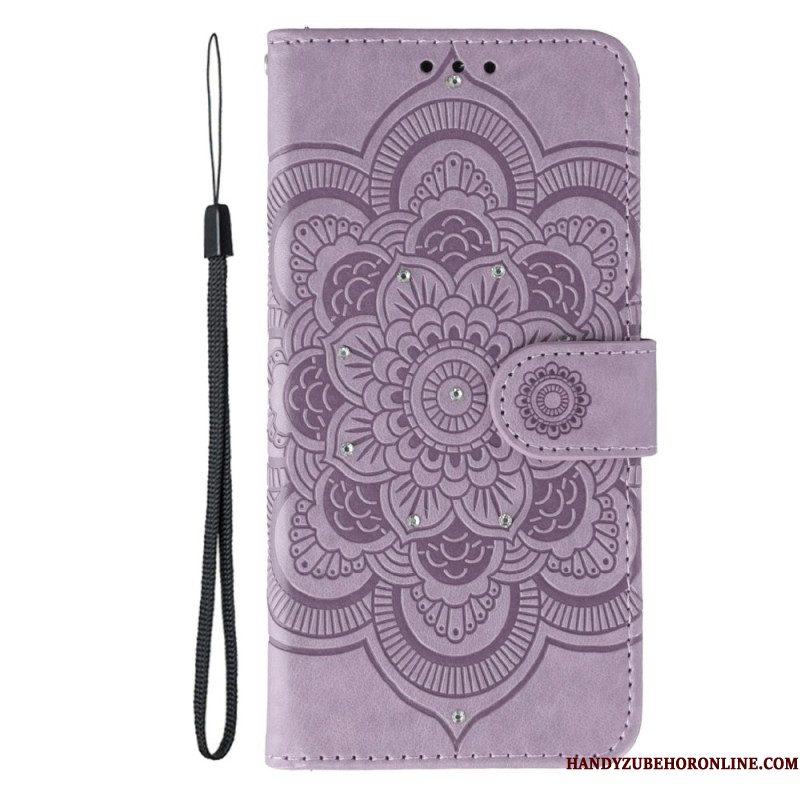 Bescherming Hoesje Samsung Galaxy S26 Mandala En Strass-steentjes