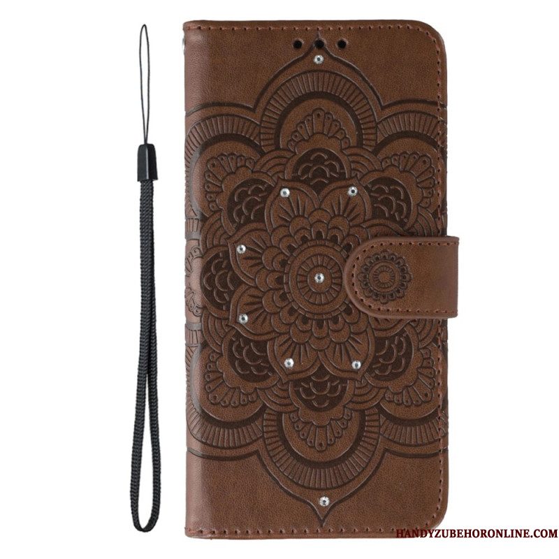 Bescherming Hoesje Samsung Galaxy S26 Mandala En Strass-steentjes