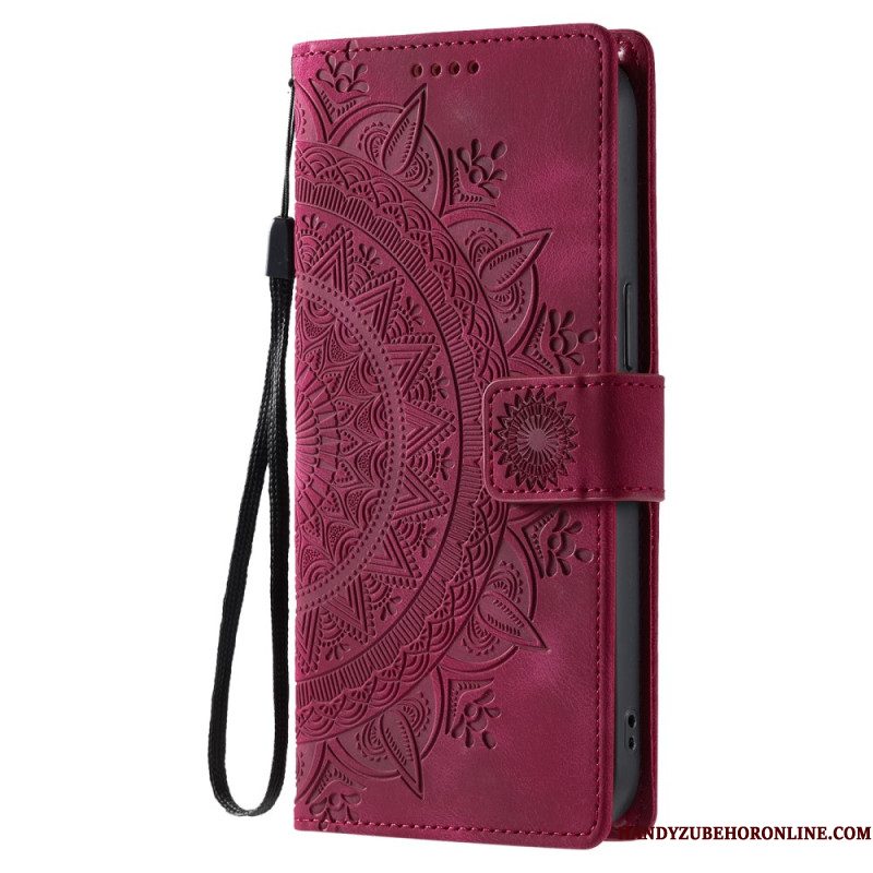 Bescherming Hoesje Samsung Galaxy S26 Plus Mandala Suède-effect