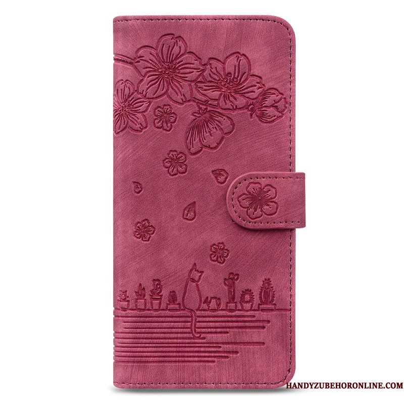 Bescherming Hoesje Samsung Galaxy Z Fold 7 Cat Scene