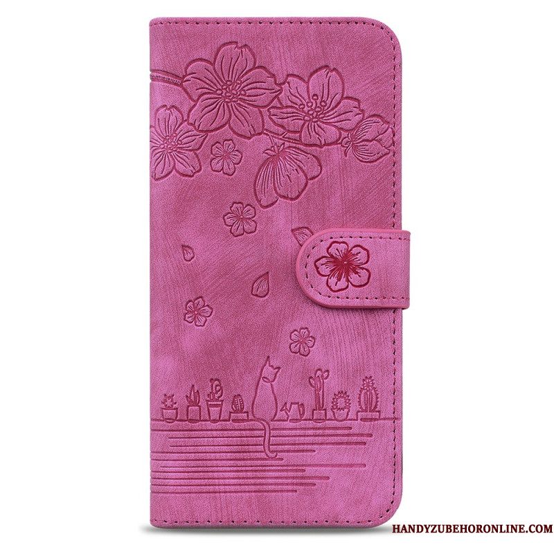Bescherming Hoesje Samsung Galaxy Z Fold 7 Cat Scene