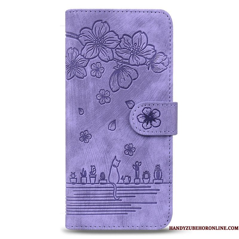 Bescherming Hoesje Samsung Galaxy Z Fold 7 Cat Scene
