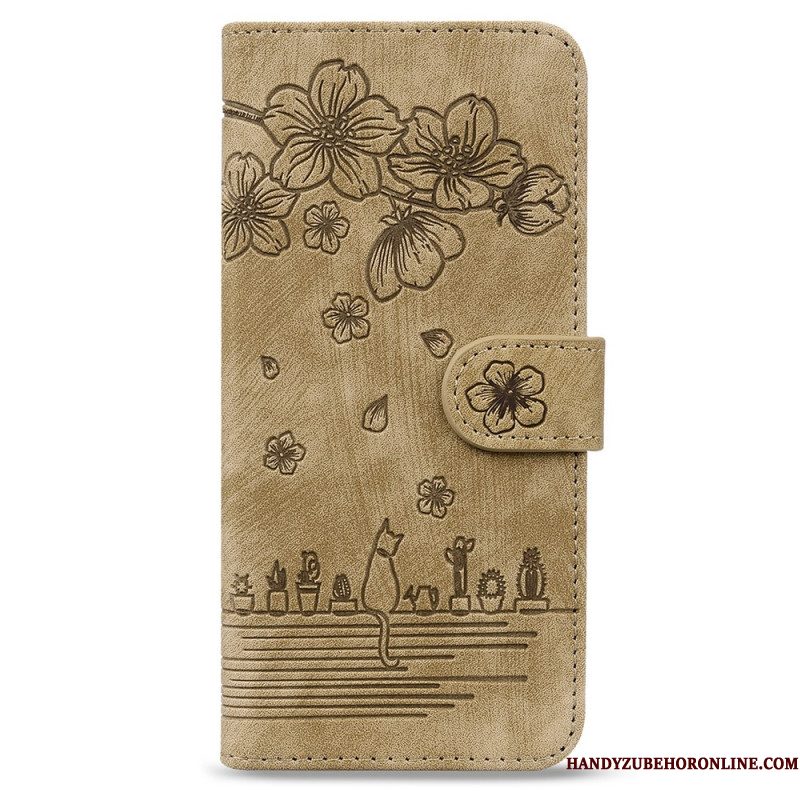 Bescherming Hoesje Samsung Galaxy Z Fold 7 Cat Scene