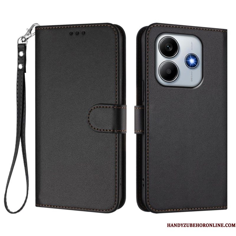 Bescherming Hoesje Xiaomi Redmi Note 14 5g Effen Met Koord